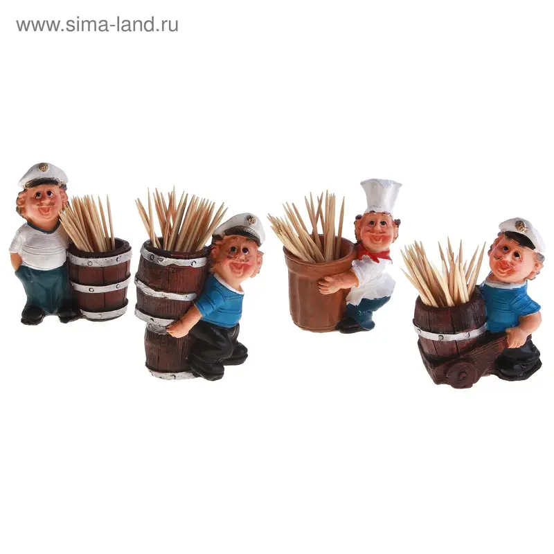 Подставка под зубочистки "Моряк", МИКС