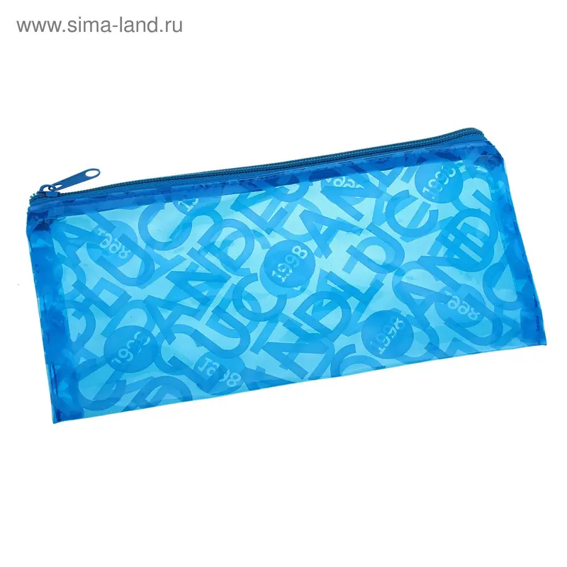 Косметичка простая 64623 Вьюнок 18*2,5*11 1 отд желт