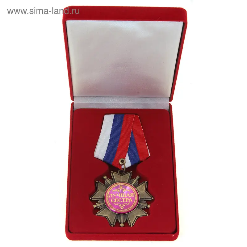 Орден "Лучшая сестра", в бархатной коробке