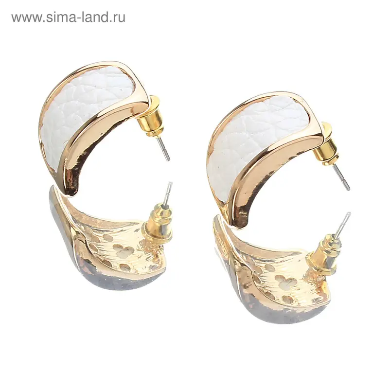 серьги Элегия белый