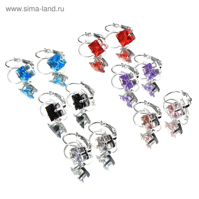 Серьги «Эйла», цвет МИКС