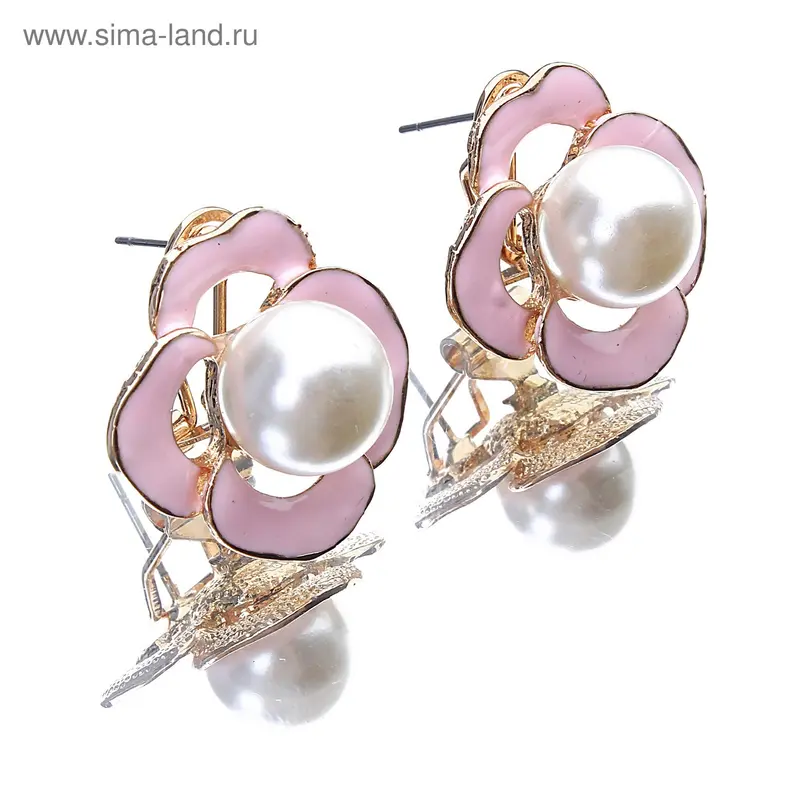 Серьги с жемчугом «Розалия»