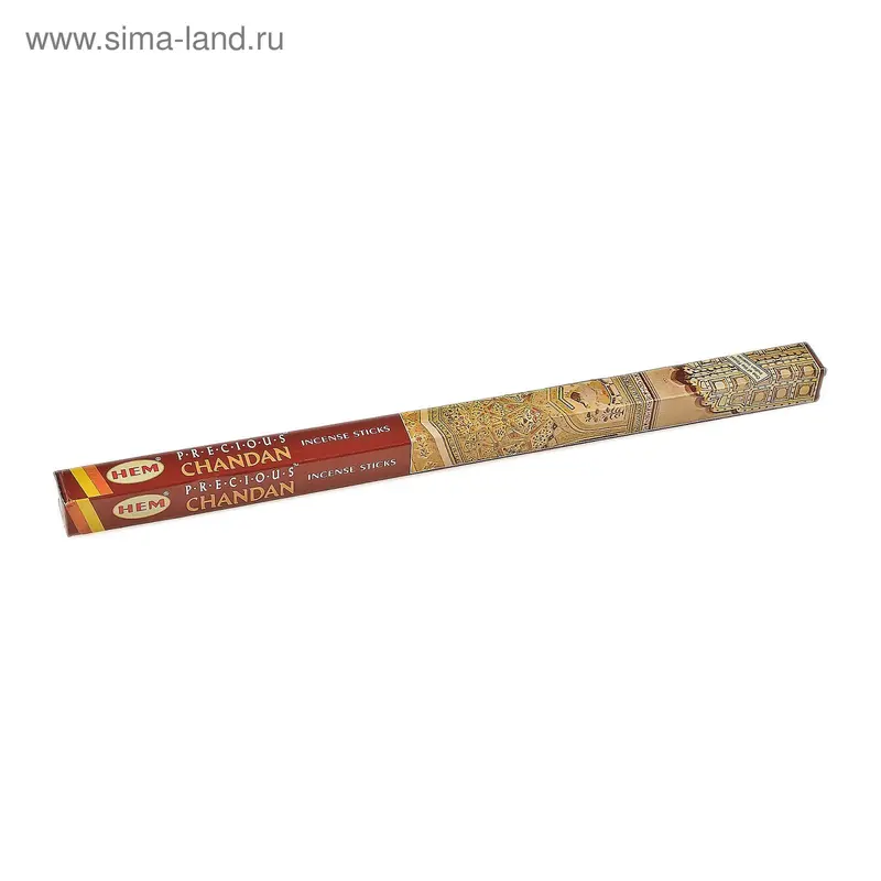 Благовония "HEM Precious Chandan" (Любимый чандан), четырехгранник, 8 палочек