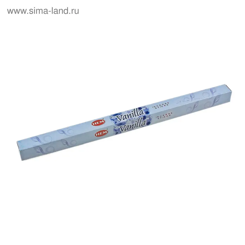 Благовония "HEM Vanilla" (Ваниль), четырехгранник, 8 палочек