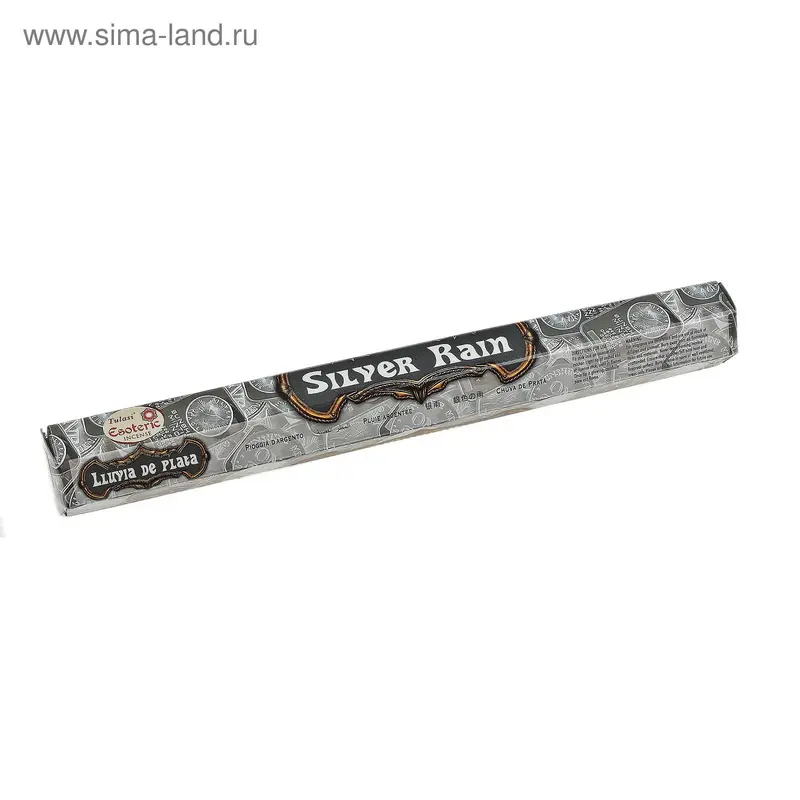 Благовония "Sarathi Silver Rain" (серебряный дождь), шестигранник, 20 палочек