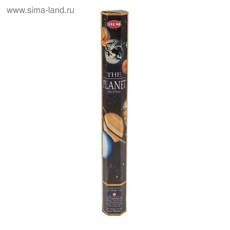Благовония "HEM Planet" (Планета), шестигранник, 20 палочек