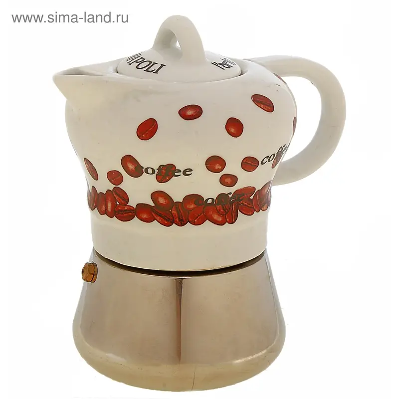 Кофеварка гейзерная "Кофейный аромат", на 4 чашки
