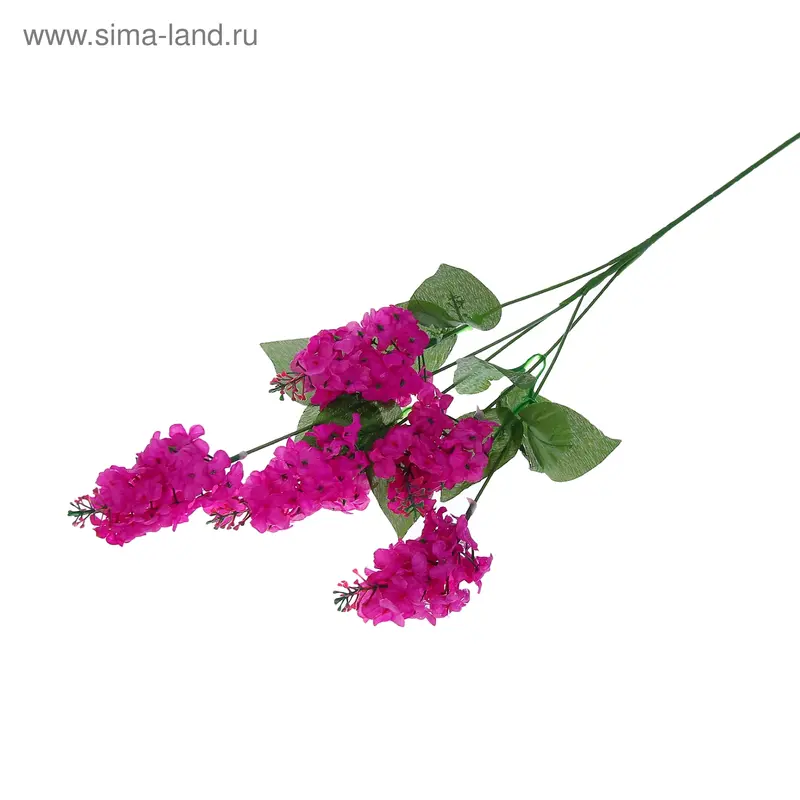 цветы искусственные сирень 64 см d-5 см (5 кисточек)