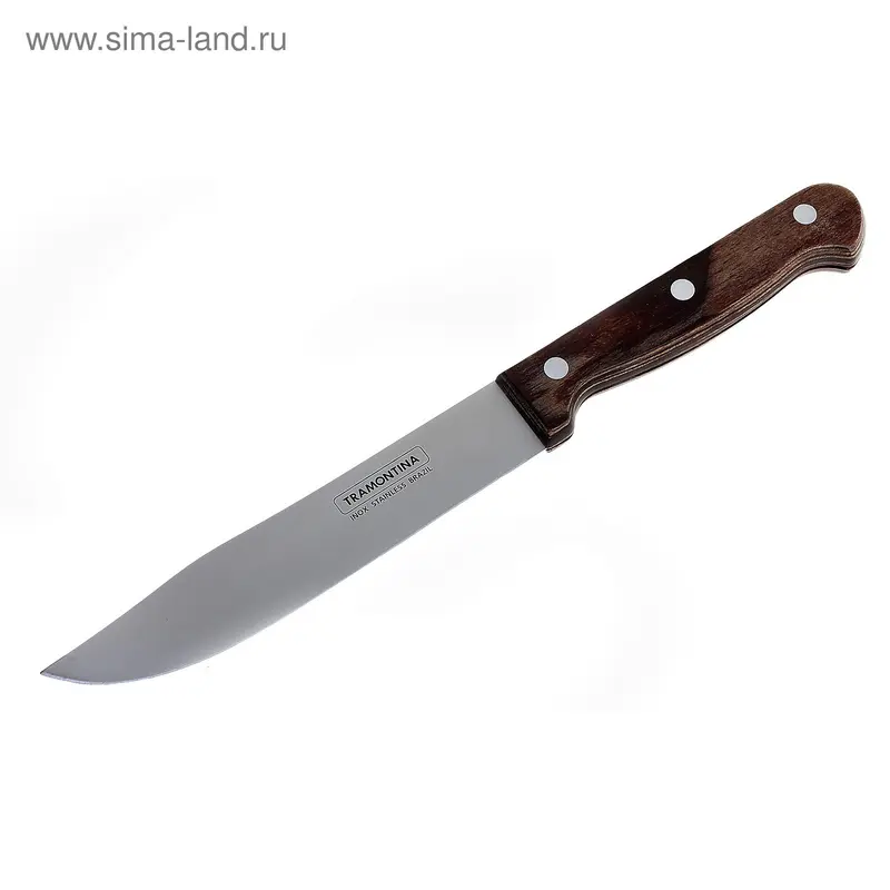 Нож кухонный 6" коричневый "Tramontina Polywood"