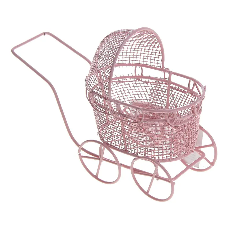 Корзинка декоративная "Коляска" 9х11х4,5 см