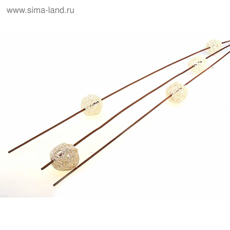 декор тинги 160 см шарики набор 3 шт