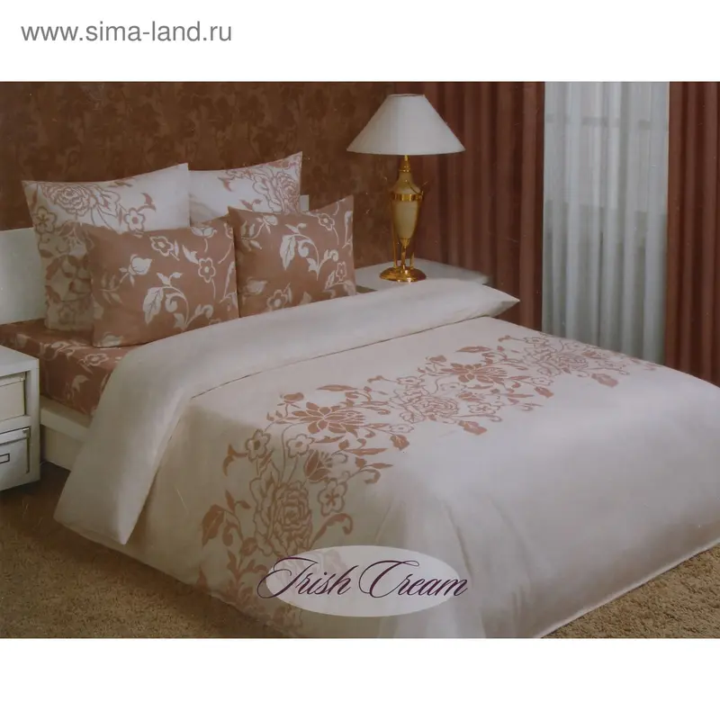КПБ Дуэт бязь Irish cream (2 нав70*70, прост. 215*240, 2 подод 150*215)