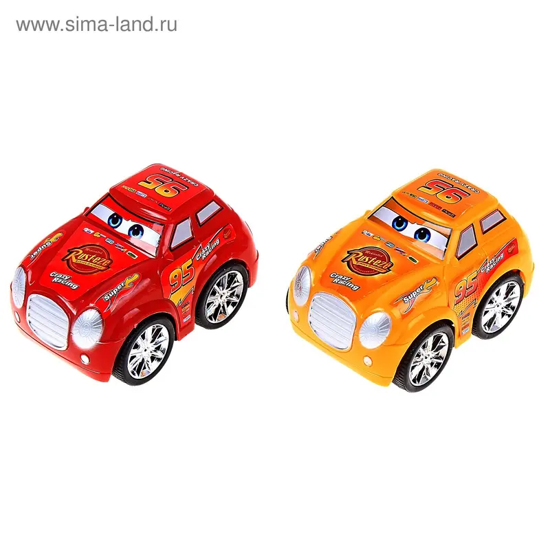 Игрушка заводная "Машина" 2 вида, на веревке