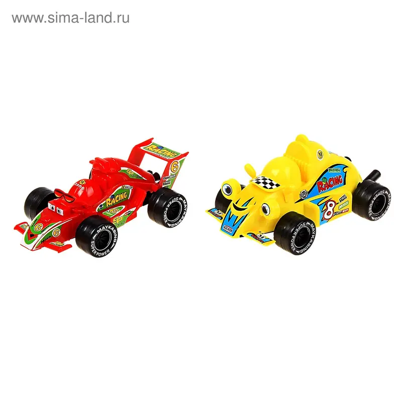Игрушка заводная "Гонка" на веревке