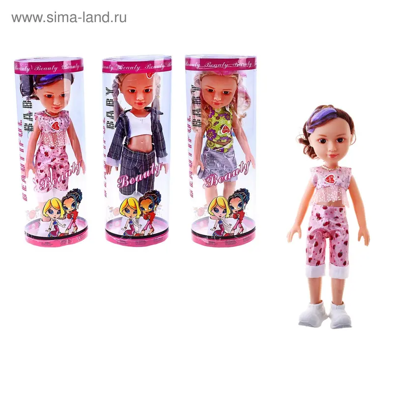 кукла муз 3 вида в колбе