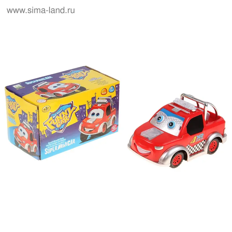 Машина "Тачка", на батарейках, в коробке