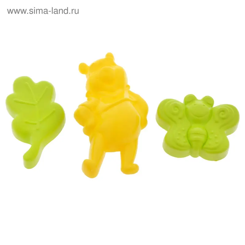 Набор формочек Disney "Вместе с Винни", 3 предмета