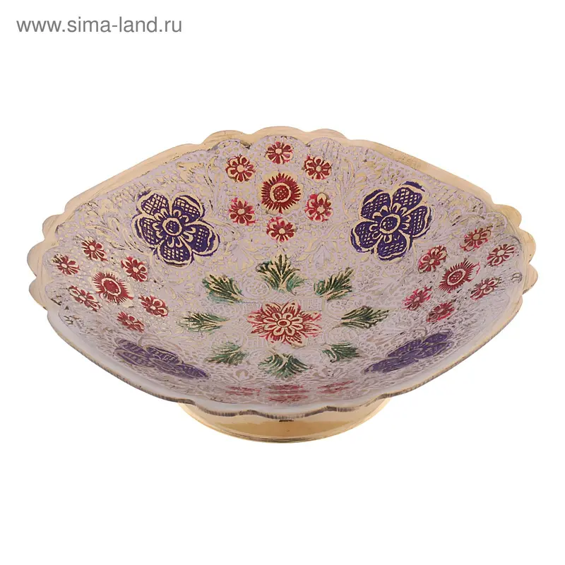 конфетница поляна цветов малая 4х11,5см