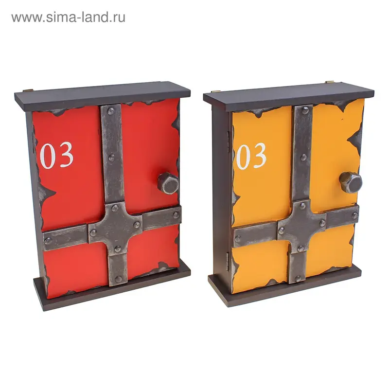 ключница дерево Техно мал 25,5*20*7 см
