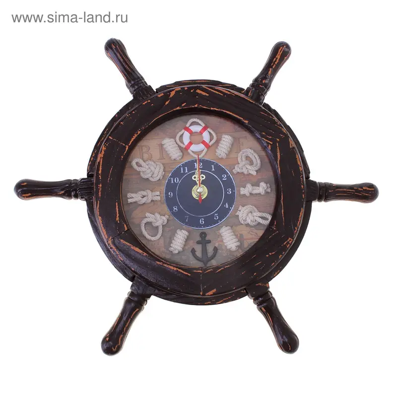 штурвал-часы 33*4,5*33 см DS33-10D