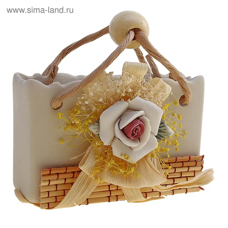 ваза керамика Катерина шарик 6*9 см