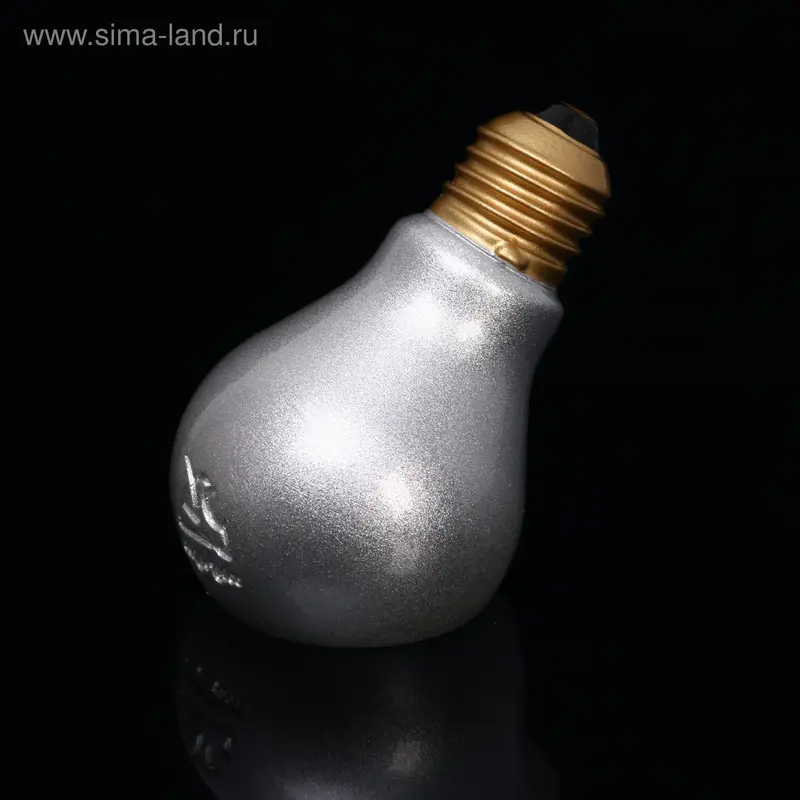 Вешалка "Лампочка", цвет хром, 7 × 6 × 9 см
