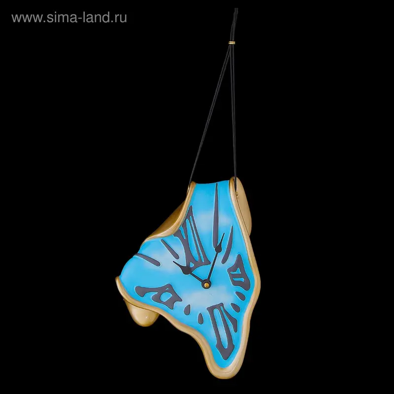 Часы настенные "Тающее время" с облачным фоном, 20 × 48 × 5 см