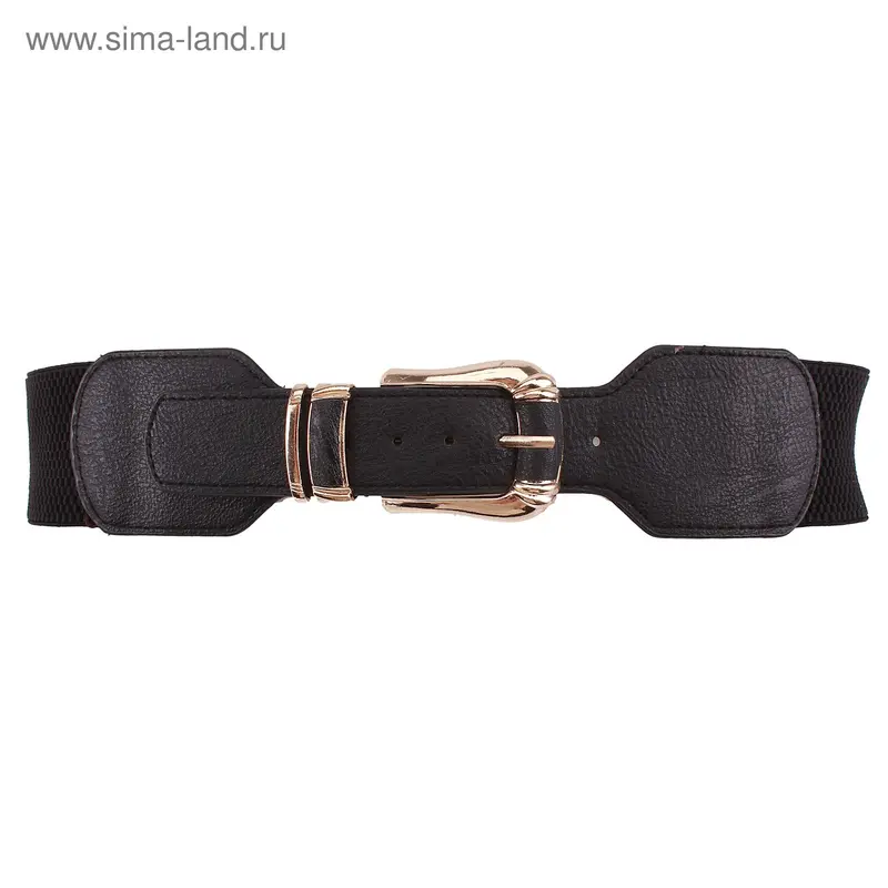 Ремень женский "Резинка", черный