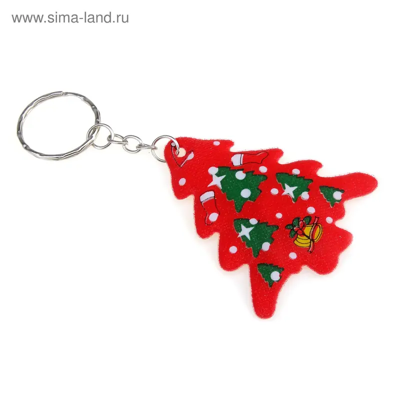 брелок ткань елочка