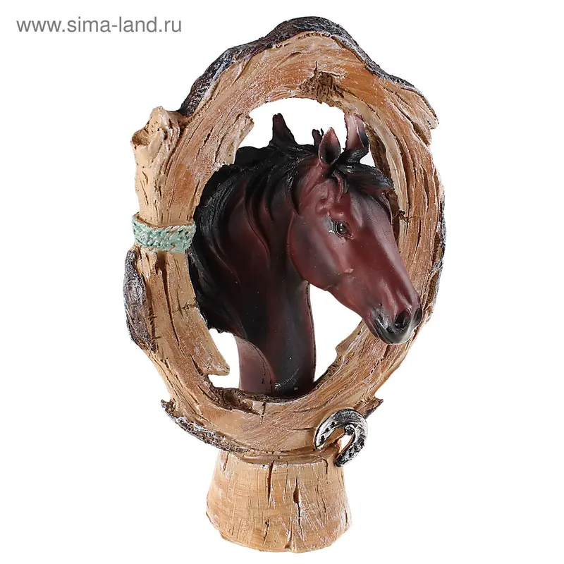 полистоун конь в овале 24*15,5*7 см
