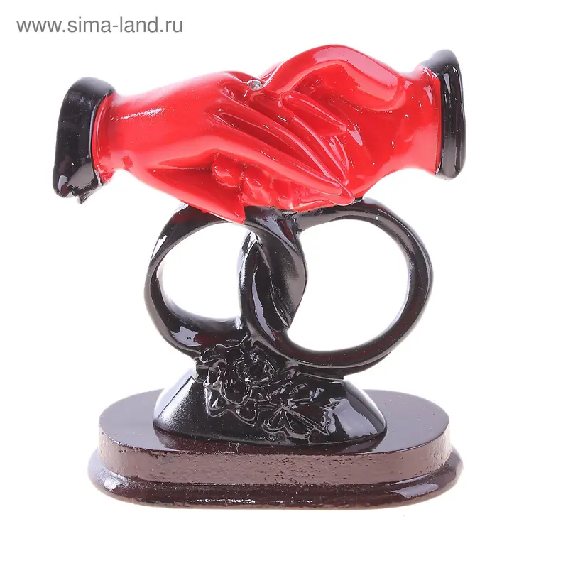 полистоун предложение руки с сердца 11*9*5 см