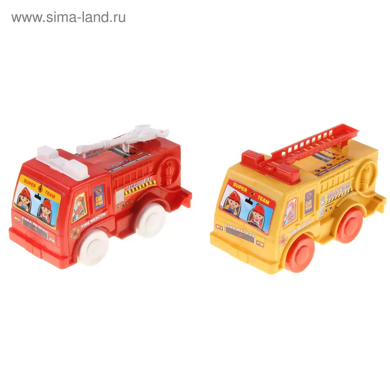 Игрушка заводная "Пожарная машина", 2 вида