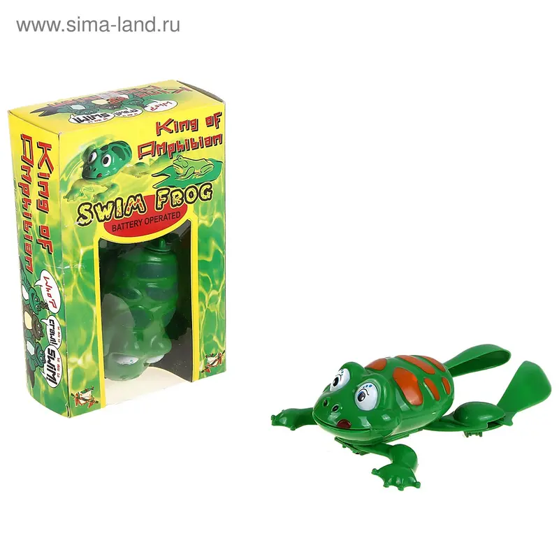 Игрушка музыкальная, "Лягушка" звуковые эффекты, работает от батареек