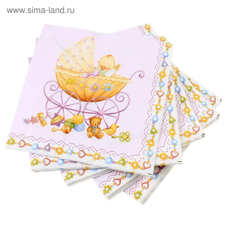 Салфетка "Малыш", трехслойная
