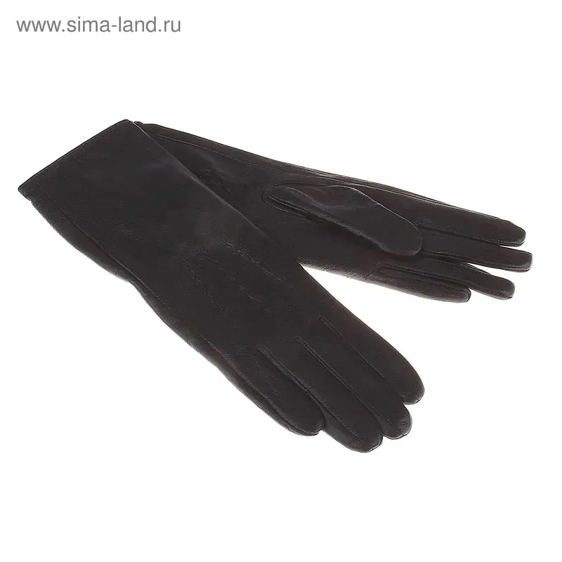 Перчатки жен 01-XS-L-04, 30см, узор, черный