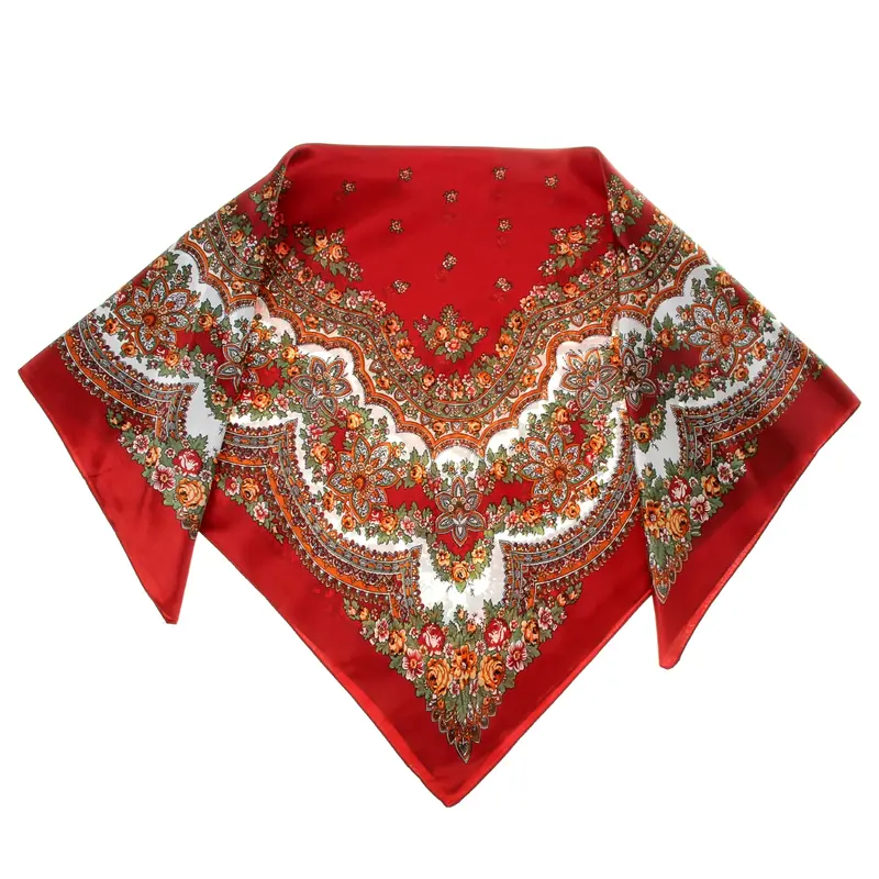 Платок женский "Шик", цвет бордовый