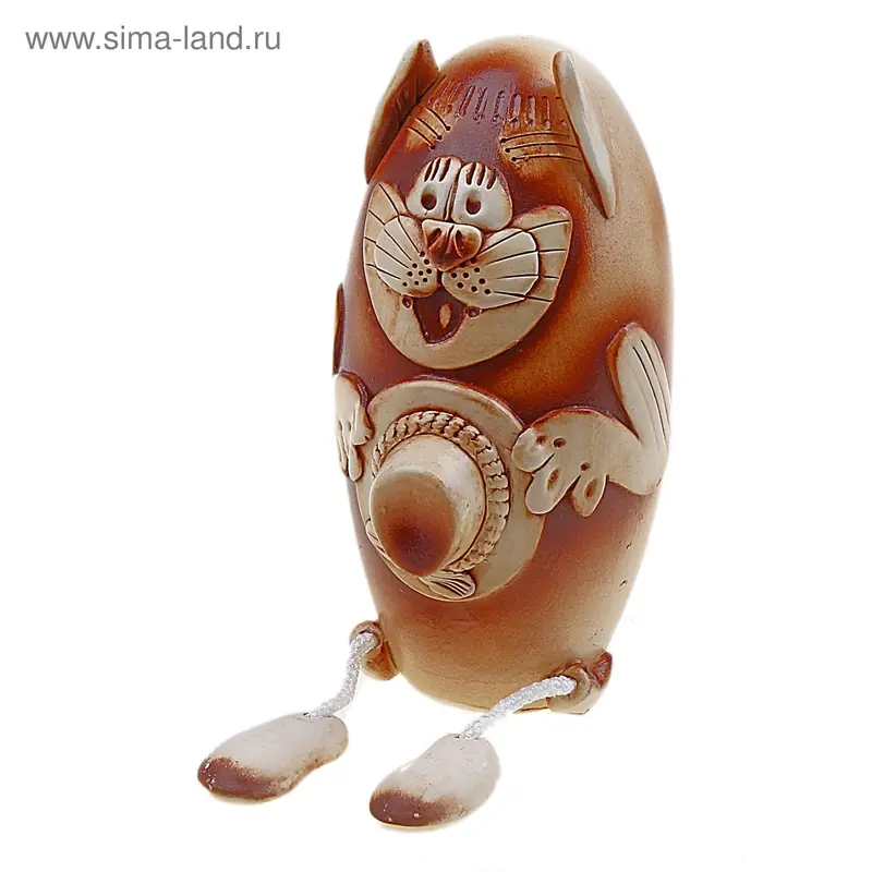 копилка Кот шапка свисающие лапки 02804 9*24см керамика