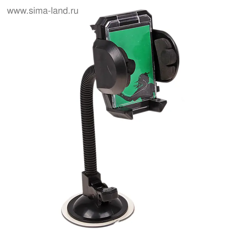 Авто держатель универсальный, S2081W на присоске, пластик