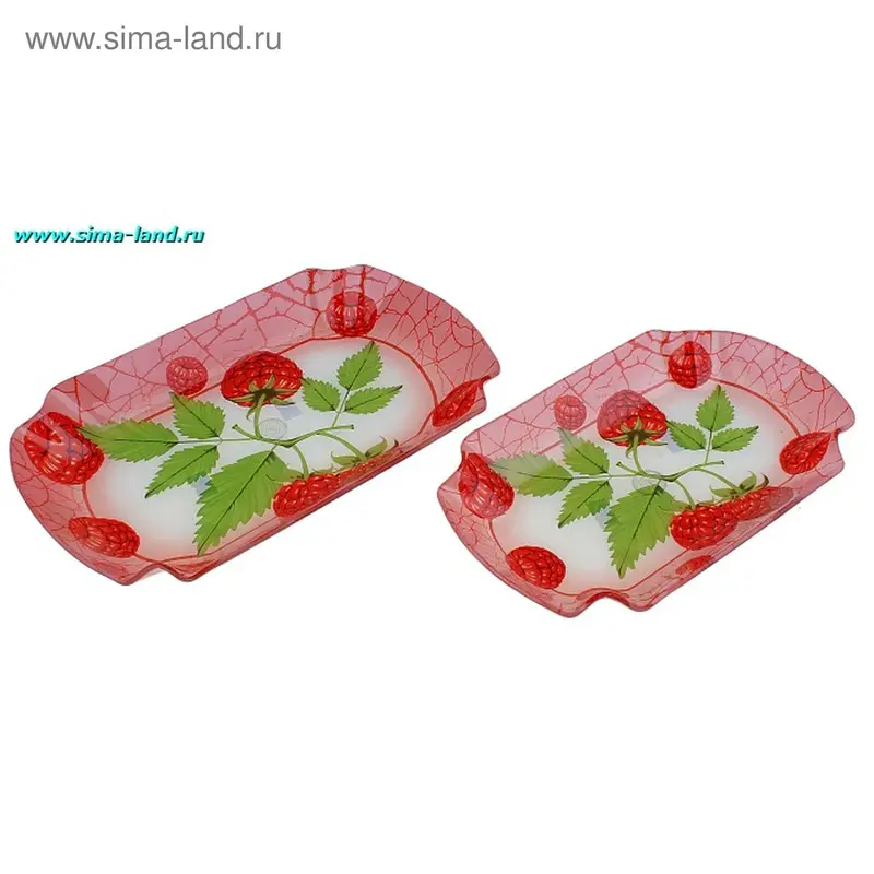 Набор блюд "Клубника", 2 штуки