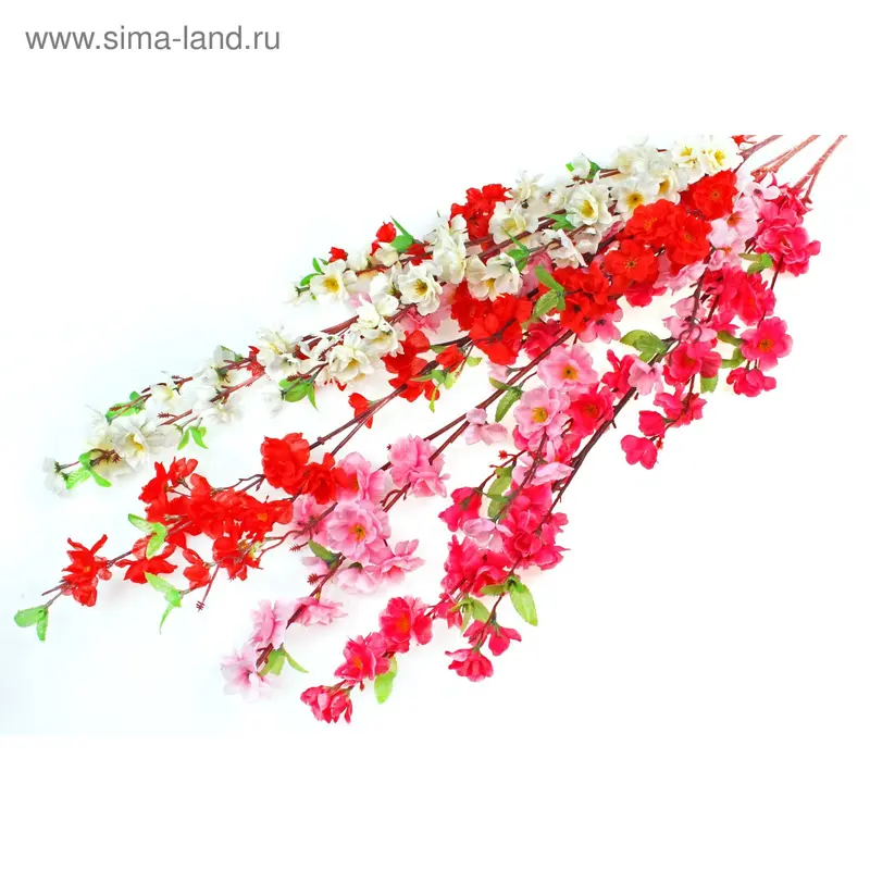 цветы искусственные сакура 120 см d-4