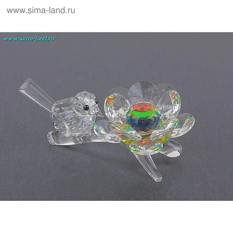 сувенир синица у лотоса 9,5*4*5,5 см