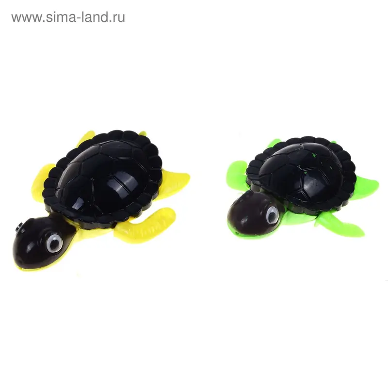 Игрушка заводная, водоплавающая "Черепашка", МИКС