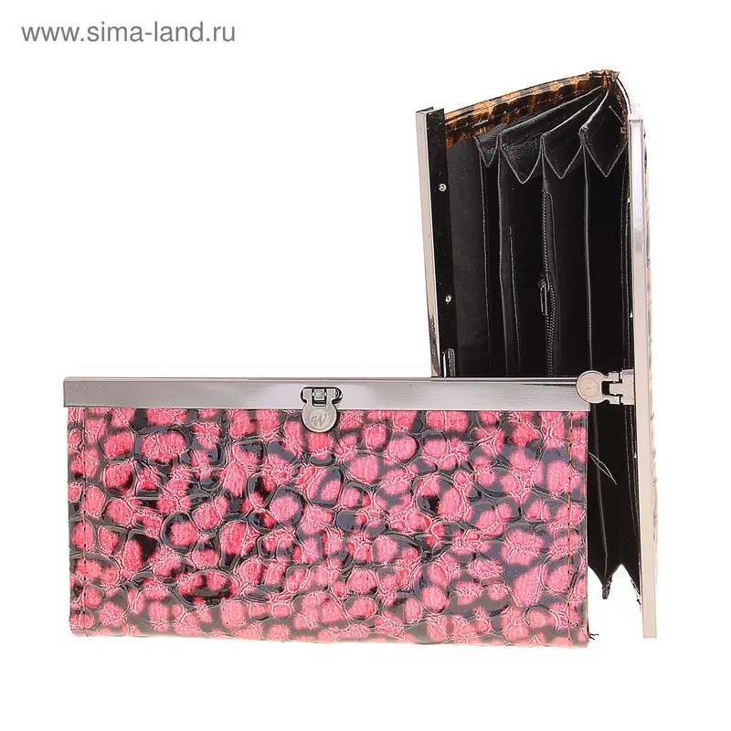 Кошелёк женский "Тунис" 4 отделения, цвета МИКС