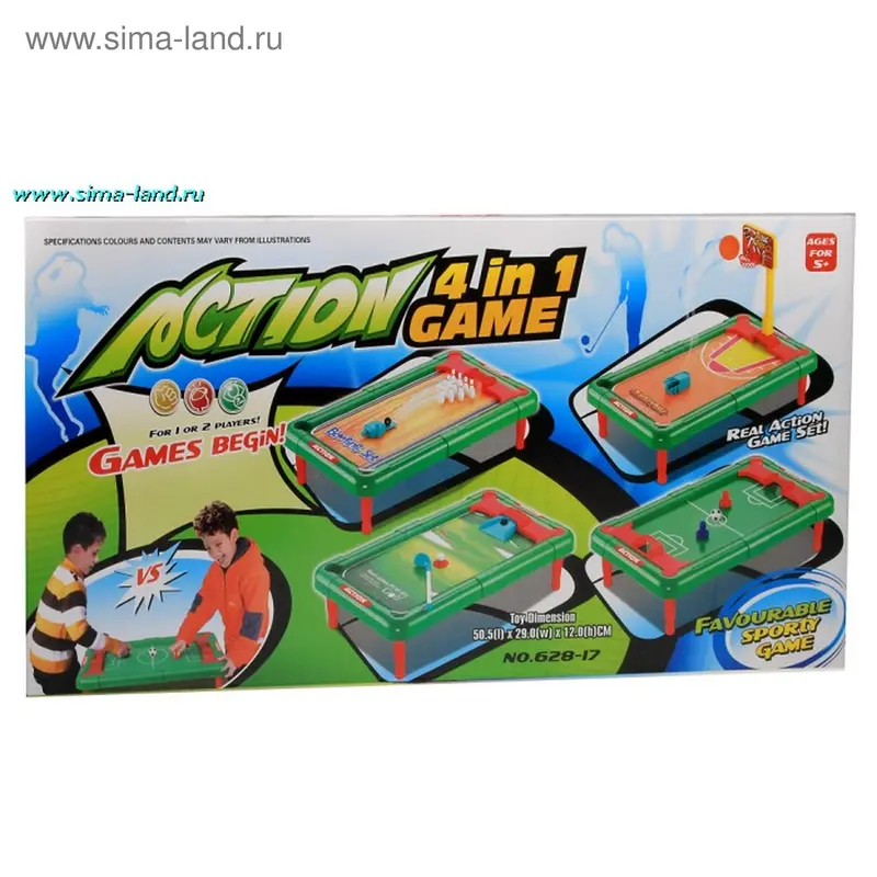 Настольные игры, 4 в 1