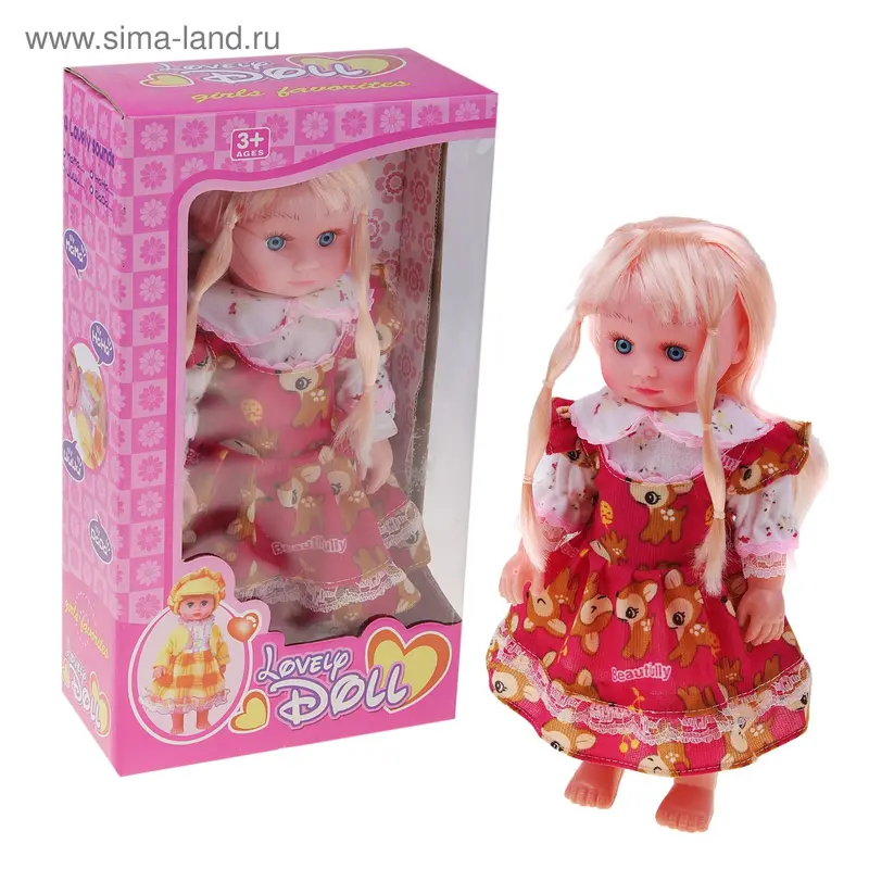 Кукла с косичками
