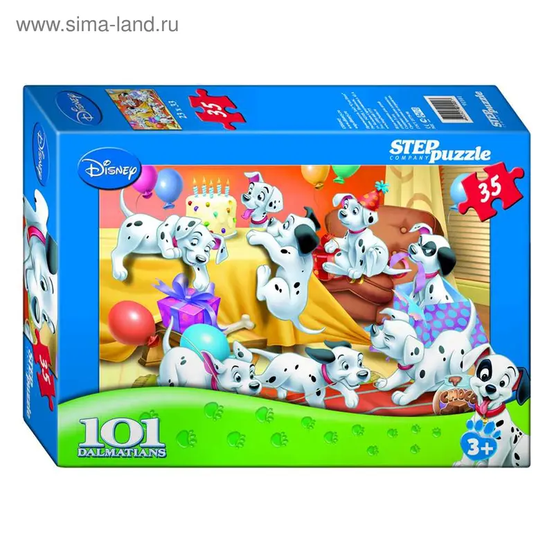 Пазлы Disney,"101 далматинец", 35 элементов