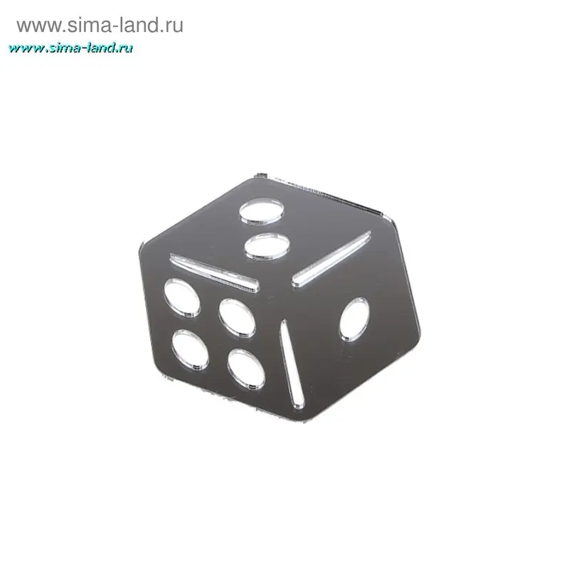 Зеркальный магнит Игральная кость mz0019 8*7 см