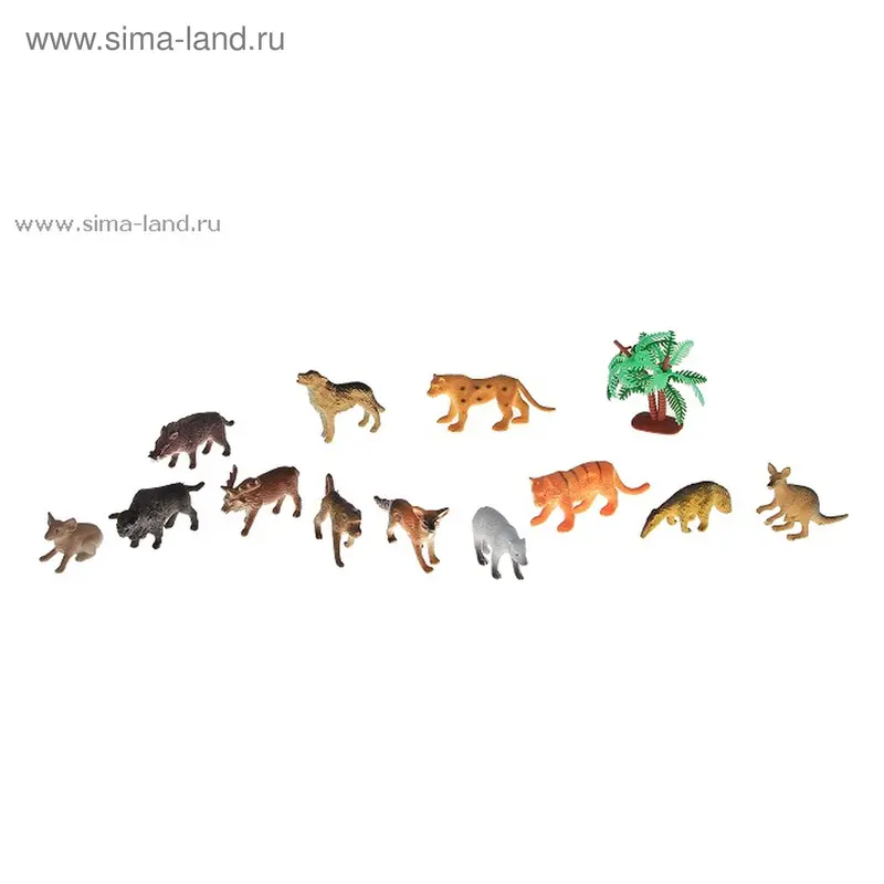 набор животных австралия ассорти в пак