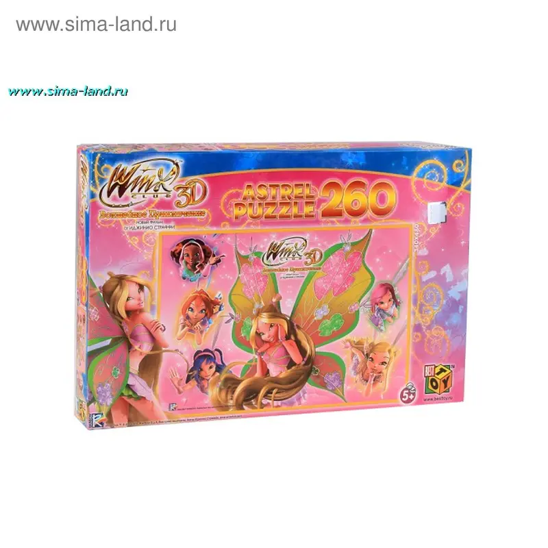 Пазл Винкс 3D "Фея Флора", 260 элементов