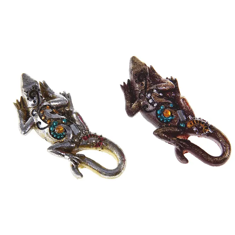Магнит "Ящерка узорная" 8х3,5 см